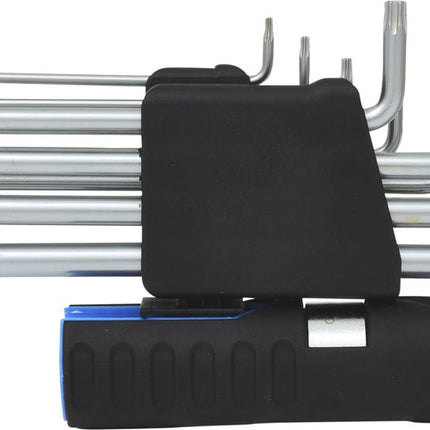 KS TOOLS 3 in 1 Torx-Winkelstiftschlüssel-Satz,10-tlg XL ( 920.2540 ) - Toolbrothers