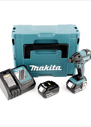 Makita DTD 129 RTJ 18 V Li-ion Akku Schlagschrauber mit 2x 5 Ah Akkus und Lader im Makpac 2 - Toolbrothers