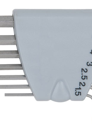 KS TOOLS Jeu de clés mâles coudées pour vis 6 pans, EDELSTAHL, 7 pcs ( 964.0315 )