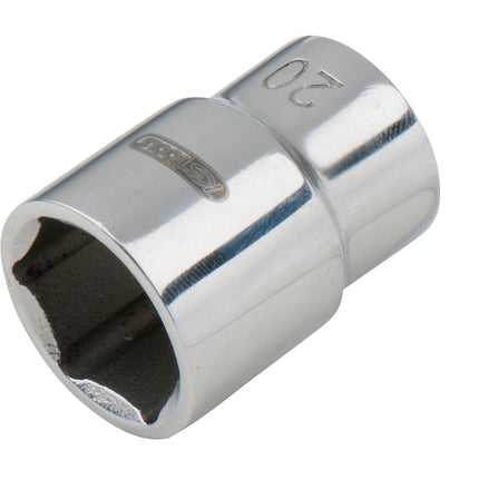 KS TOOLS EDELSTAHL 1/2" 6kant-Stecknuss, 19mm ( 964.1219 ) - Toolbrothers