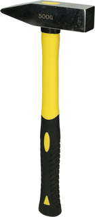 KS TOOLS Martelli da taglio, forma inglese EDELSTAHL, manico in fibra, 500g ( 964.2041 )