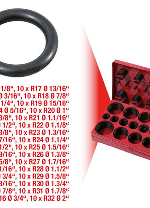 KS TOOLS Sortiment O-Ringe,SAE,407-tlg ( 970.0350 ) - Toolbrothers