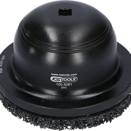 KS TOOLS Jeu de disques à poncer en aluminium pour moyeux Ø 150 mm, Ø intérieur 90 mm, 2 pcs ( 100.5080 )