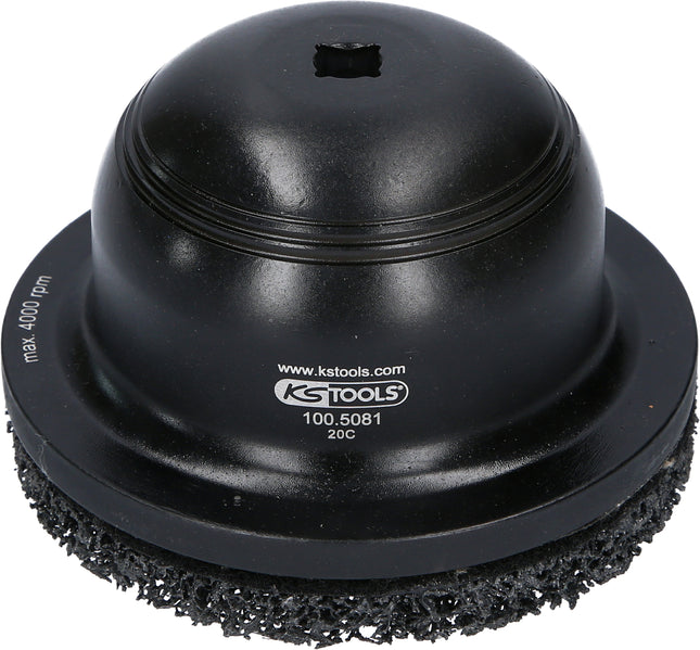 KS TOOLS Jeu de disques à poncer en aluminium pour moyeux Ø 150 mm, Ø intérieur 90 mm, 2 pcs ( 100.5080 )