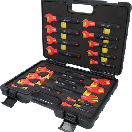 KS TOOLS Maulschlüssel-Satz mit Schutzisolierung, 18-tlg ( 118.1500 ) - Toolbrothers