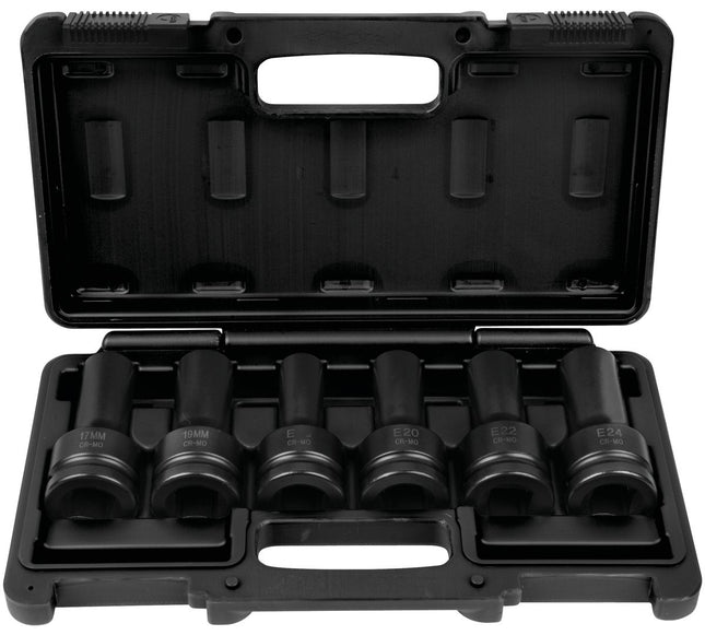 KS TOOLS 3/4" Kraft-Stecknuss-Satz, 6-tlg ( 460.1505 ) - Toolbrothers