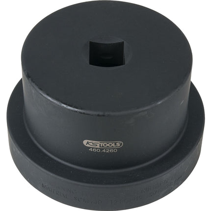 KS TOOLS 1" Achsmuttern-Schlüssel mit Führungsbund, 12-kant, 120 mm ( 460.4260 ) - Toolbrothers