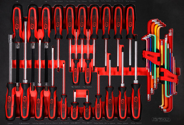 KS TOOLS Serie SCS di giraviti ERGOTORQUEplus 41 pz modulo 1/1 ( 811.0041 )