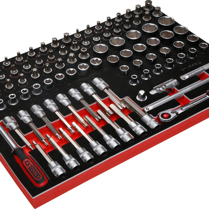 KS TOOLS Jeu de clés à douille 1/2' dans insert en mousse, 95 pcs ( 811.0095 )