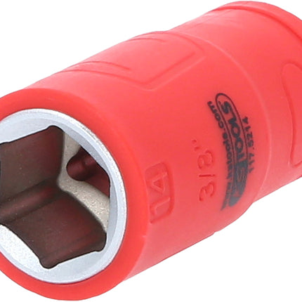 KS TOOLS 3/8" Isolierte Stecknuss, 14mm ( 117.5214 ) - Toolbrothers