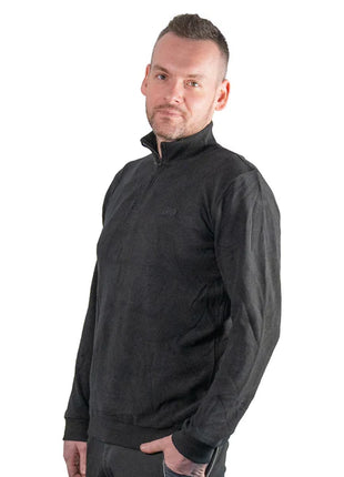 Toolbrothers Quart de pull-over zippé Casual Fit - AUTUMN COLLECTION Farbe Concrete Grey Gre S