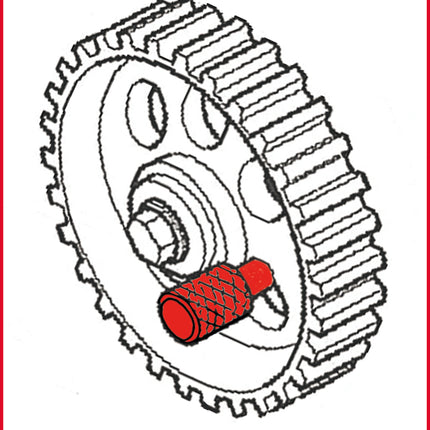 KS TOOLS Motoreinstell-Werkzeug-Satz für Fiat / Iveco, 5-tlg ( 400.0400 )
