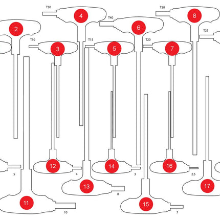 KS TOOLS Inserto in schiuma vuoto per 811.1018 ( 811.1018-97 )