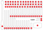 KS TOOLS Inserto di materiale espanso di 811.1111 ( 811.1111-97 )