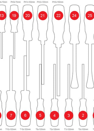 KS TOOLS Inserto di materiale espanso di 813.0033 ( 813.0033-97 )