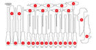 KS TOOLS Inserto di materiale espanso di 813.0042 ( 813.0042-97 )