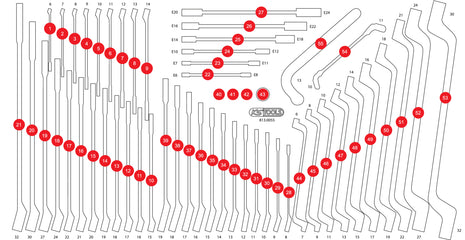 KS TOOLS Inserto in schiuma vuoto per 813.0055 ( 813.0055-97 )