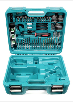 Makita DHP 453 RA1TK Akku Schlagbohrschrauber 18 V 42 Nm + 1x Akku 2,0 Ah + Ladegerät + 101 tlg. Werkzeugset + Koffer - Toolbrothers