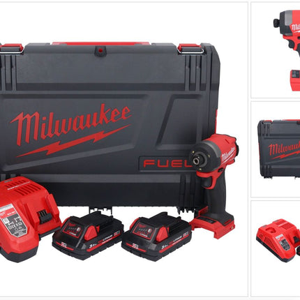 Milwaukee M18 FID3-302X Akku Schlagschrauber 18 V 1/4" 226 Nm Brushless + 2x Akku 3,0 Ah + Ladegerät + HD Box - Toolbrothers
