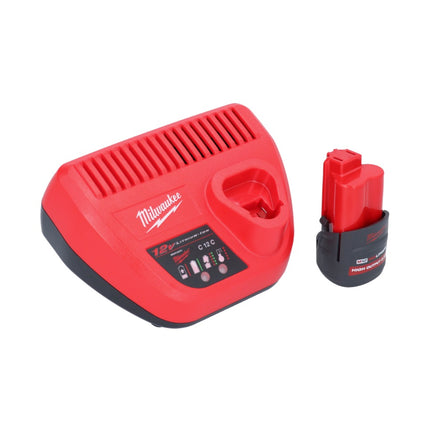 Milwaukee M12 FRAIWF38-251 Visseuse d'angle sans fil 12 V 3/4" 270 Nm Brushless + 1x batterie 2,5 Ah + chargeur