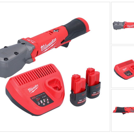 Avvitatore a impulsi a batteria Milwaukee M12 FRAIWF38-252 12 V 3/4" 270 Nm brushless + 2x batteria ricaricabile 2,5 Ah + caricabatterie