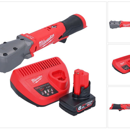Milwaukee M12 FRAIWF38-601 Akku Winkelschlagschrauber 12 V 3/4" 270 Nm Brushless + 1x Akku 6,0 Ah + Ladegerät