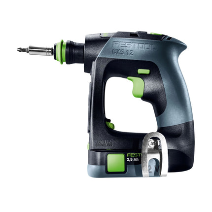 Festool CXS 12 2,5-Set Trapano avvitatore a batteria 12 V 30 Nm Brushless ( 576865 ) + 2x batteria 2,5 Ah + caricatore + kit di punte + Systainer