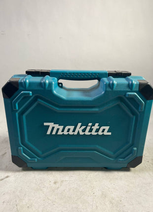 Makita Werkzeug Set 120 tlg E 08713 1 4 3 8 Ratsche Steckschluessel Bits Kombischluessel aus CV Stahl Makpac Unvollstaendig 1 - toolbrothers