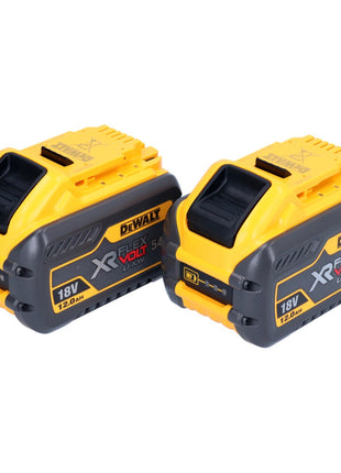 DeWalt 2x Batterie DCB 548 18 V / 54 V max. 12 Ah / 12000 mAh Li-Ion XR FLEXVOLT - con indicatore dello stato di carica