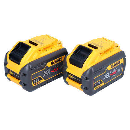 DeWalt 2x Batterie DCB 548 18 V / 54 V max. 12 Ah / 12000 mAh Li-Ion XR FLEXVOLT - con indicatore dello stato di carica