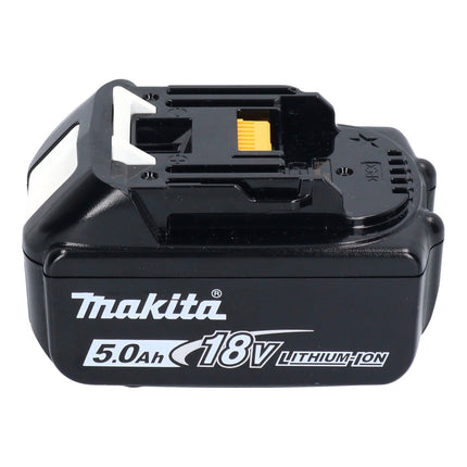 Makita DBO 484 T1J Ponceuse vibrante sans fil 18 V 112 x 102 mm + 1x batterie 5,0 Ah + Makpac - sans chargeur