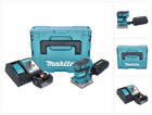 Makita DBO 484 RT1J Cordless orbital sander 18 V 112 x 102 mm + 1x rechargeable battery 5.0 Ah + charger + Makpac