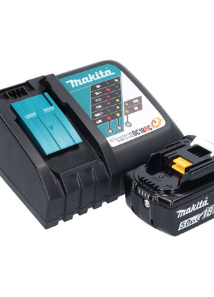 Makita DBO 484 RT1J Cordless orbital sander 18 V 112 x 102 mm + 1x rechargeable battery 5.0 Ah + charger + Makpac