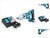Akumulatorowe nożyce do blachy Makita DJS 200 RF1 18 V 2,0 mm bezszczotkowe + 1x akumulator 3,0 Ah + ładowarka