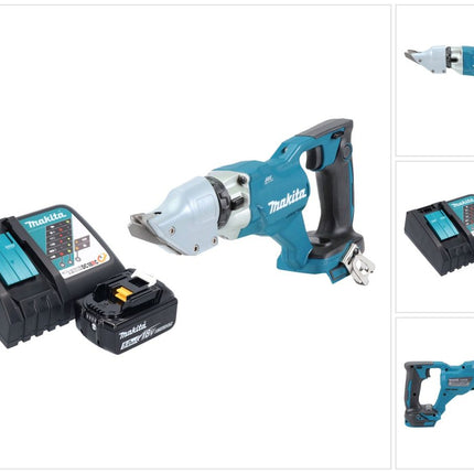 Makita DJS 200 RT1 Cisaille à tôle sans fil 18 V 2,0 mm Brushless + 1x batterie 5,0 Ah + chargeur