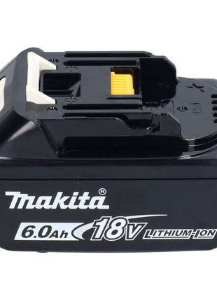 Tijeras de hojalata para batería Makita DJS 200 G1J 18 V 2,0 mm sin escobillas + 1x batería 6,0 Ah + Makpac - sin cargador