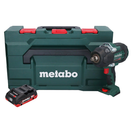 Metabo SSW 18 LTX 1450 BL 18 V 1450 Nm Avvitatore a impulsi senza spazzole + 1x batteria 4,0 Ah + metaBOX - senza caricatore