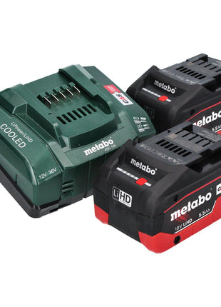 Metabo SSW 18 LTX 1450 BL cordless impact wrench 18 V 1450 Nm ( 602401660 ) brushless + 2x rechargeable battery 5.5 Ah + charger + metaBOX