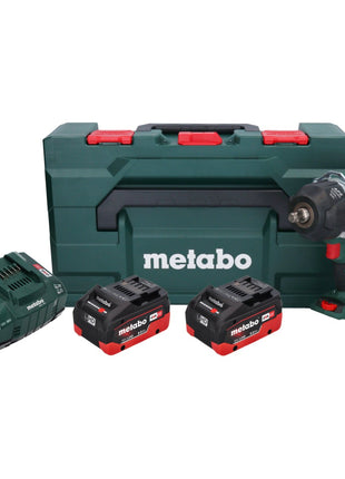 Metabo SSW 18 LTX 1450 BL cordless impact wrench 18 V 1450 Nm ( 602401810 ) brushless + 2x rechargeable battery 8.0 Ah + charger + metaBOX