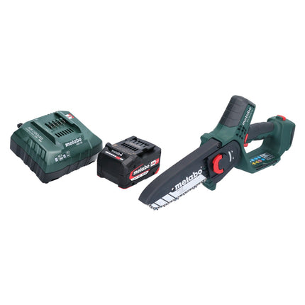 Metabo MS 18 LTX 15 Akku Gehölzsäge 18 V 15 cm 5 m/s + 1x Akku 4,0 Ah + Ladegerät