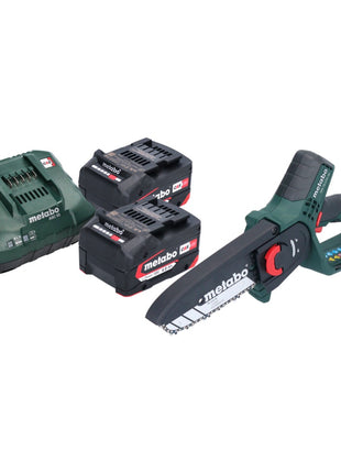 Metabo MS 18 LTX 15 cordless pruning saw 18 V 15 cm 5 m/s + 2x rechargeable battery 4.0 Ah + charger