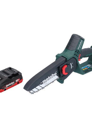 Metabo MS 18 LTX 15 cordless pruning saw 18 V 15 cm 5 m/s + 1x rechargeable battery 4.0 Ah - without charger