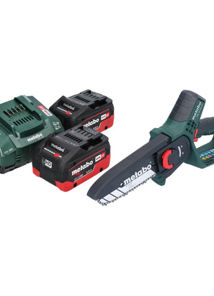 Akumulatorowa pilarka do gałęzi Metabo MS 18 LTX 15 18 V 15 cm 5 m/s + 2x akumulator 5,5 Ah + ładowarka