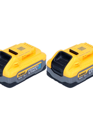 Juego de baterías DeWalt DCBP 518 H2 2x batería Powerstack 18 V 5,0 Ah / 5000 mAh XR Li-Ion - con indicador de nivel de carga