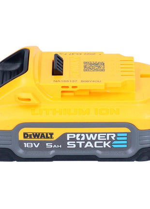Juego de baterías DeWalt DCBP 518 H2 2x batería Powerstack 18 V 5,0 Ah / 5000 mAh XR Li-Ion - con indicador de nivel de carga