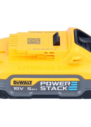 Juego de baterías DeWalt DCBP 518 H2 2x batería Powerstack 18 V 5,0 Ah / 5000 mAh XR Li-Ion - con indicador de nivel de carga