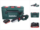 Metabo MS 18 LTX 15 cordless pruning saw 18 V 15 cm 5 m/s + 1x rechargeable battery 4.0 Ah + metaBOX - without charger