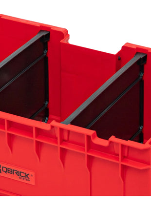 Qbrick System ONE Box 2.0 Plus RED ULTRA HD Custom stackable container 576 x 359 x 237 mm 35 l stackable