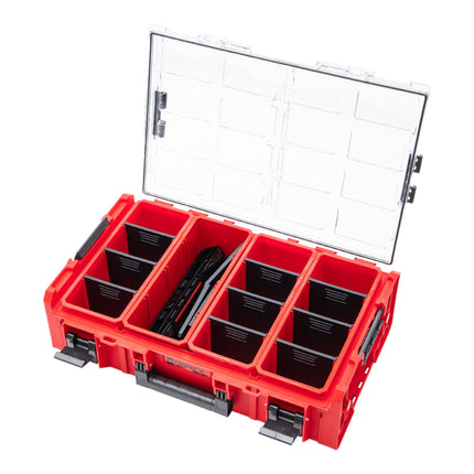 Qbrick System ONE Organizer 2XL 2.0 RED ULTRA HD Custom + adaptateur ONE Connect 582 x 387 x 172 mm 19,5 l empilable IP66