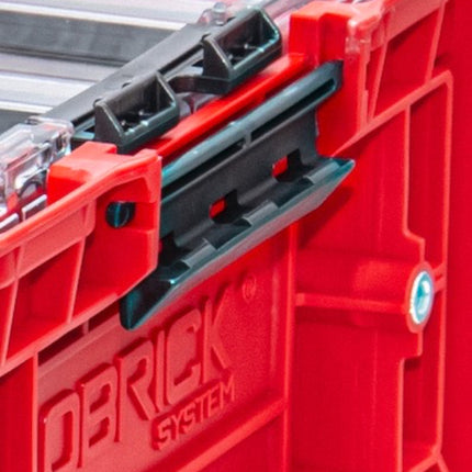 Qbrick System ONE Organiser 2XL 2.0 MFI RED ULTRA HD impilabile 582 x 387 x 131 mm 13,5 l IP66 con inserto in schiuma